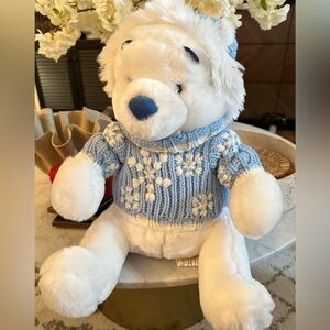 Rare Disney Sweater White Pooh